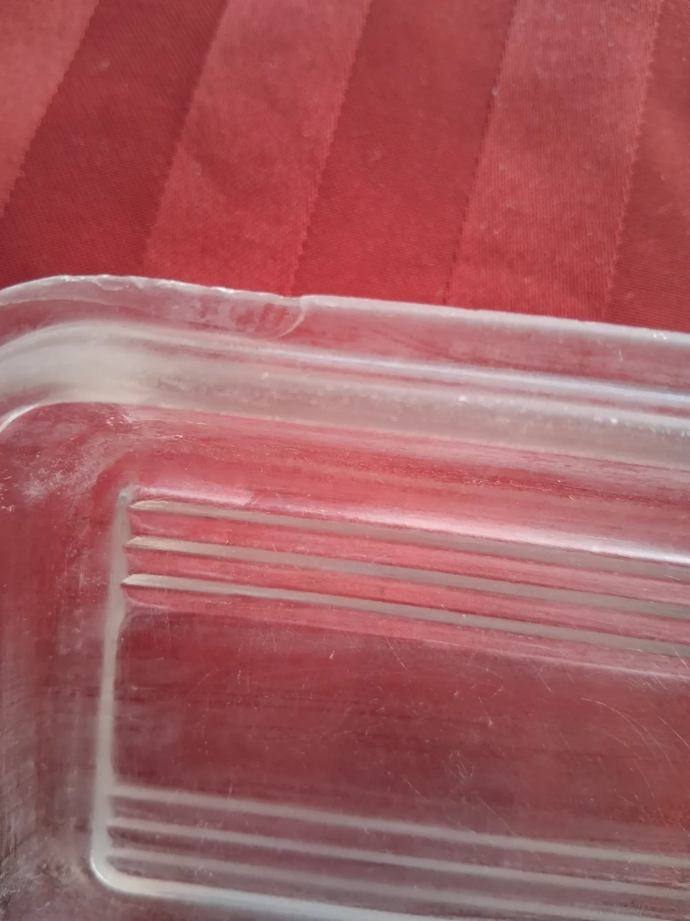 Clear Glass Storage Jar with White Lid - Home Kitchen